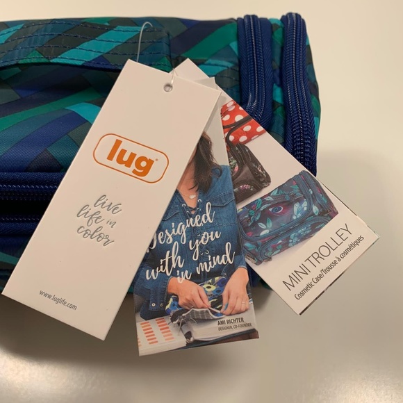lug Bags Lug Mini Trolley Case Nwt Color Hb Aqua Poshmark